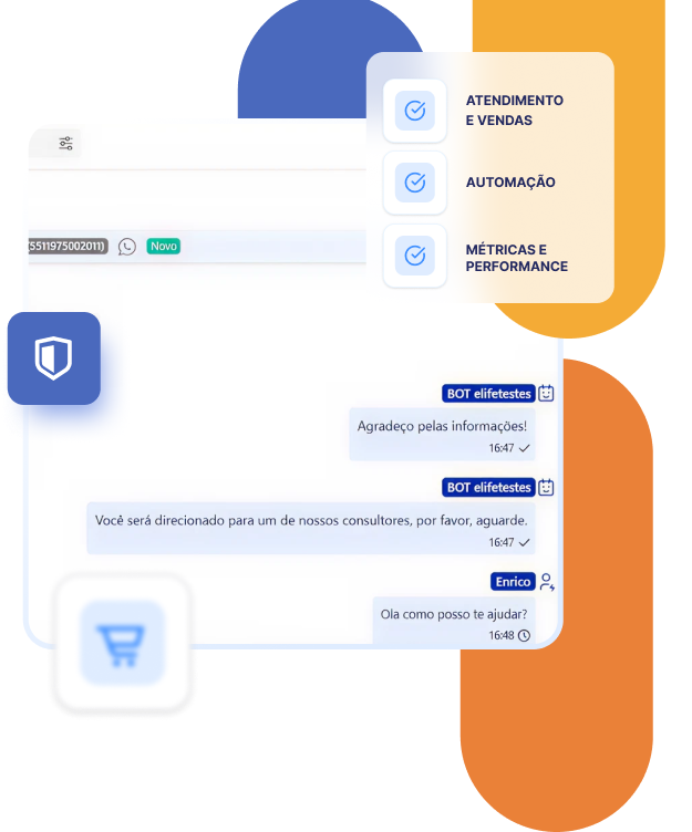 Painel da plataforma Cxpress centralizando atendimento, vendas, automação, métricas e performance em uma única operação integrada