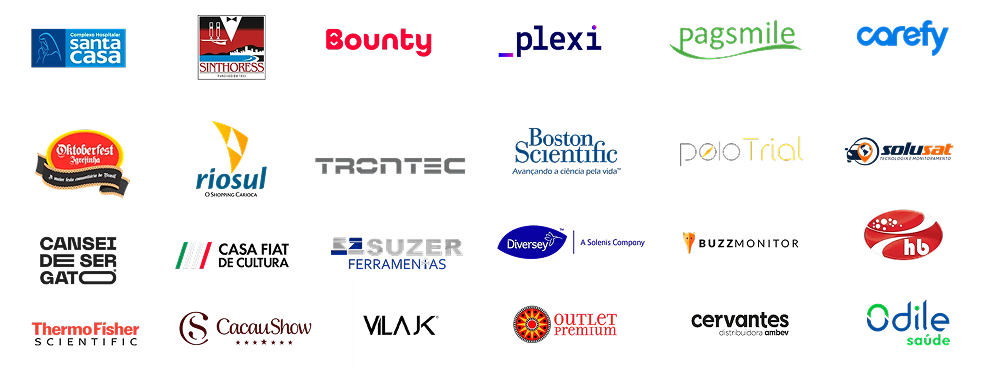 Clientes e marcas que confiam na Cxpress